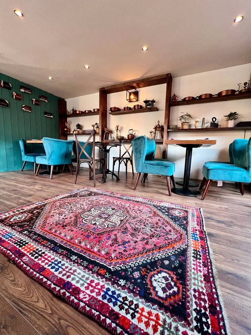 Restaurant's interior on ground floor